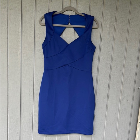 Elegant Blue Sleeveless Dress Eliza J Size 10 - Picture 1 of 9